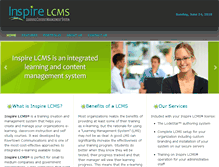 Tablet Screenshot of inspirelcms.com